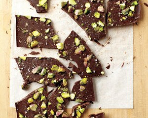 Chocolate, Ginger & Pistachio Squares The joy of using Soma Cacao, instead of cacao powder in recipes, is that decadence is guaranteed.The gift of using Soma Cacao instead of chocolate in recipes, is that healthiness is also (mostly) guaranteed - at the v