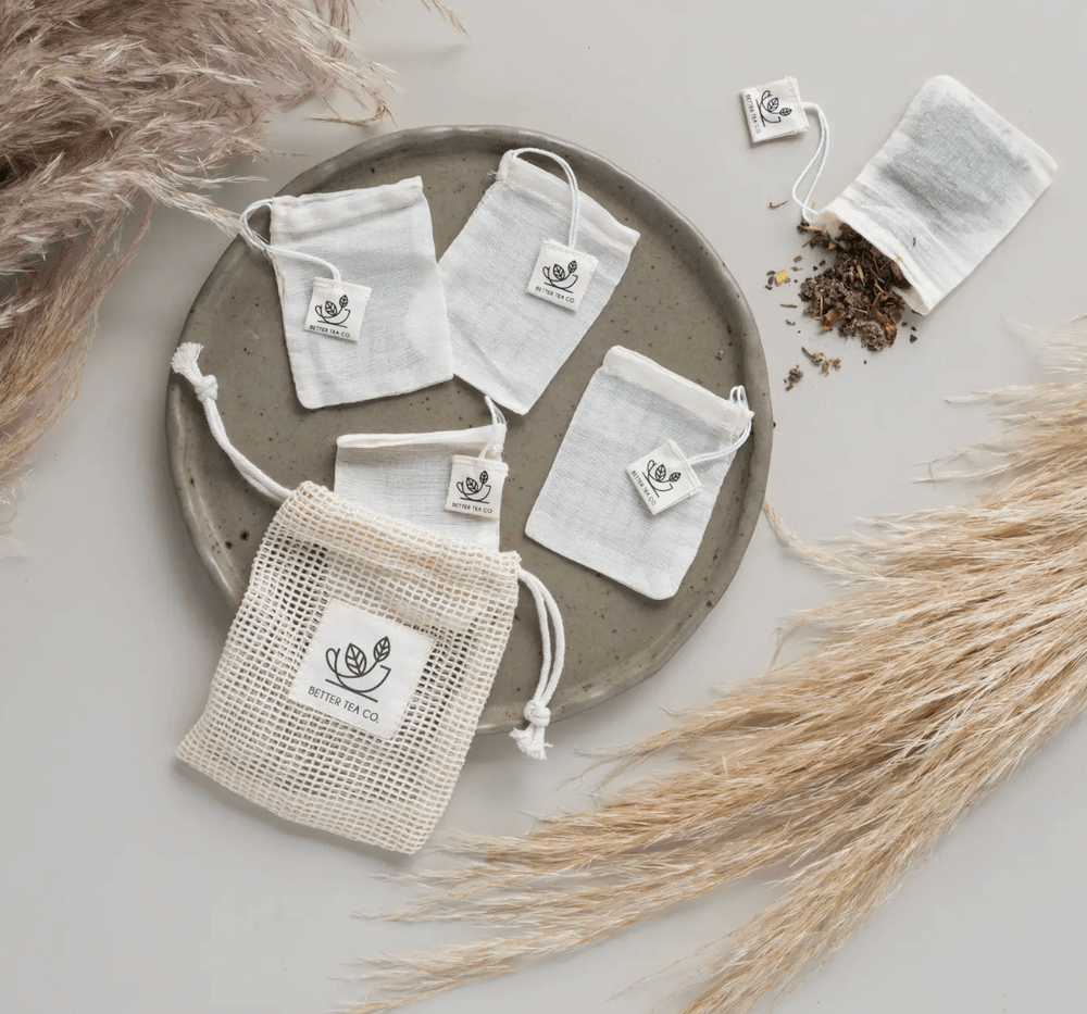 Reusable Organic Cotton Tea Bags